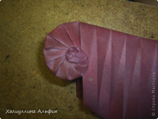 Мастер-класс Оригами: МК Ракушка "Navel Shell" (Автор: Tomoko Fuse) Бумага. Фото 41 Мастер-класс Оригами: МК Ракушка "Navel Shell" (Автор: Tomoko Fuse) Бумага. Фото 41