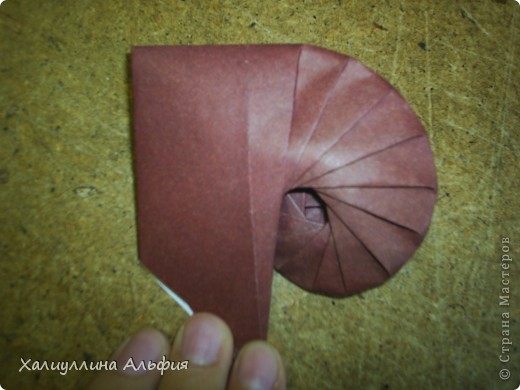 Мастер-класс Оригами: МК Ракушка "Navel Shell" (Автор: Tomoko Fuse) Бумага. Фото 43 Мастер-класс Оригами: МК Ракушка "Navel Shell" (Автор: Tomoko Fuse) Бумага. Фото 43