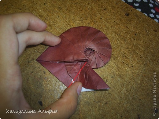 Мастер-класс Оригами: МК Ракушка "Navel Shell" (Автор: Tomoko Fuse) Бумага. Фото 49 Мастер-класс Оригами: МК Ракушка "Navel Shell" (Автор: Tomoko Fuse) Бумага. Фото 49