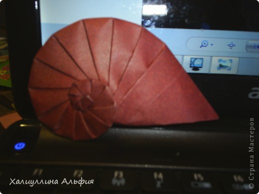 Мастер-класс Оригами: МК Ракушка "Navel Shell" (Автор: Tomoko Fuse) Бумага. Фото 53 Мастер-класс Оригами: МК Ракушка "Navel Shell" (Автор: Tomoko Fuse) Бумага. Фото 53