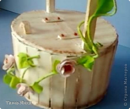 Поделка, изделие Декупаж, Моделирование: колодец+хвастики Бумага, Картон, Салфетки Отдых. Фото 5 Поделка, изделие Декупаж, Моделирование: колодец+хвастики Бумага, Картон, Салфетки Отдых. Фото 5