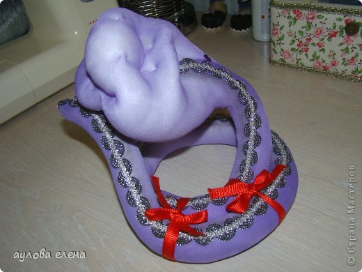  Мастер-класс Шитьё: Змейка, делаем мордочку  Капрон, Проволока Новый год. Фото 32