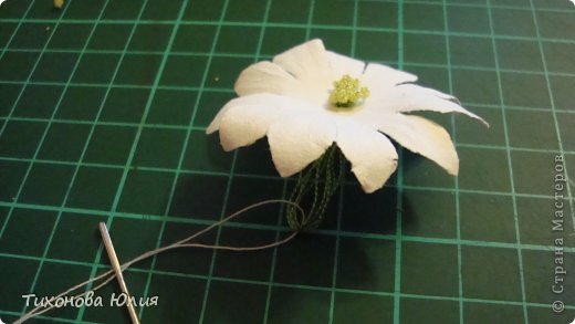  Мастер-класс: Как я делаю тычинки для цветов Нитки. Фото 9