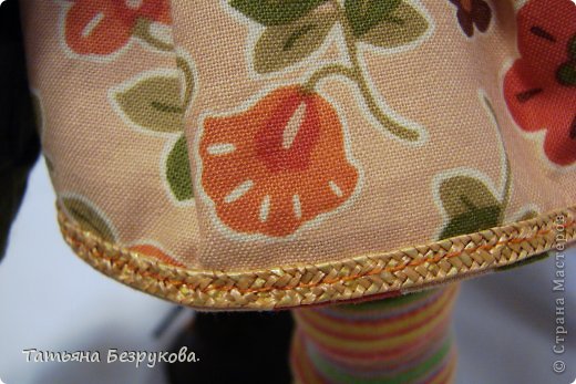  Куклы Шитьё: Девочка с грибами.  Ткань. Фото 6