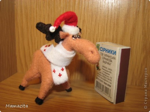 Игрушка, Куклы, Мастер-класс Шитьё: Мартин - Новогодний лось Ткань Новый год. Фото 8
