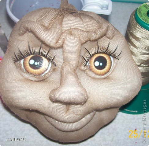  Мастер-класс Шитьё: Кукольные глазки- МК для тех кто не умеет ни лепить, ни рисовать. Фото 1
