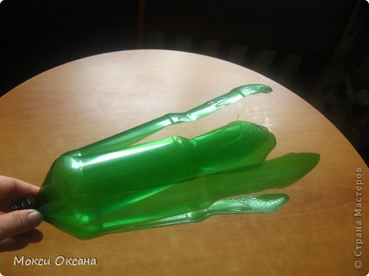Шишка из пластиковых бутылок своими руками мастер класс