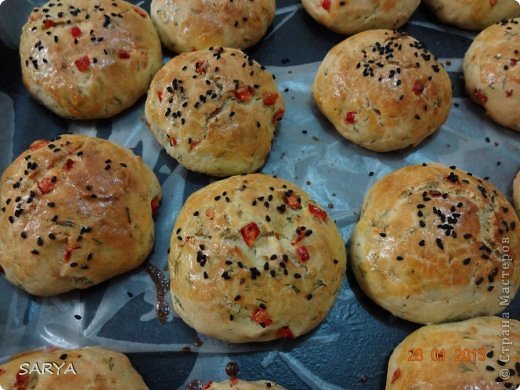 Кулинария, Мастер-класс Рецепт кулинарный: Булочки с Красным Перцем и Укропом (Турецкие поача) Тесто для выпечки. Фото 10