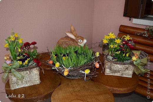 Скоро Пасха, во многих странах символом этого праздника является пасхальный заяц. Вот я и решила его сделать. . Фото 3