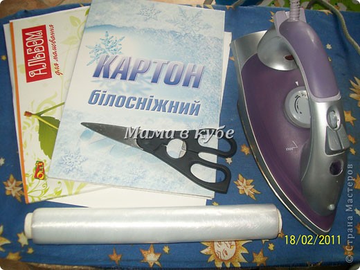 Мастер-класс Декупаж:  Дизайнерский картон и бумага МК Бумага, Картон, Салфетки Дебют. Фото 2