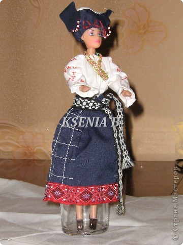 Женский татарский народный костюм. На фотографии представлен сшитый в нашем