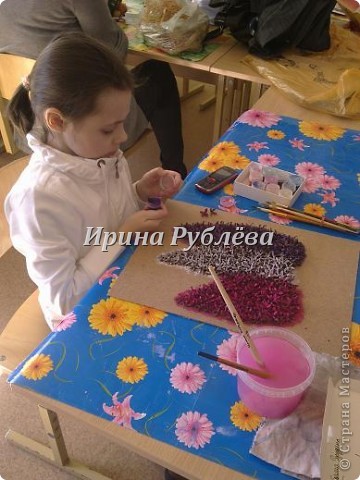 Картина, панно, рисунок, Мастер-класс Аппликация: Панно "Сирень". Мастер-класс. Материал природный, Шишки. Фото 3 Картина, панно, рисунок, Мастер-класс Аппликация: Панно "Сирень". Мастер-класс. Материал природный, Шишки. Фото 3