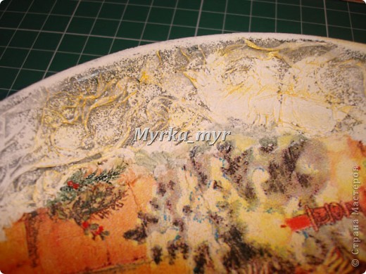 Мастер-класс, Поделка, изделие Декупаж: Новогодняя тарелка. Обещанный МК. Краска, Салфетки Новый год. Фото 20 Мастер-класс, Поделка, изделие Декупаж: Новогодняя тарелка. Обещанный МК. Краска, Салфетки Новый год. Фото 20