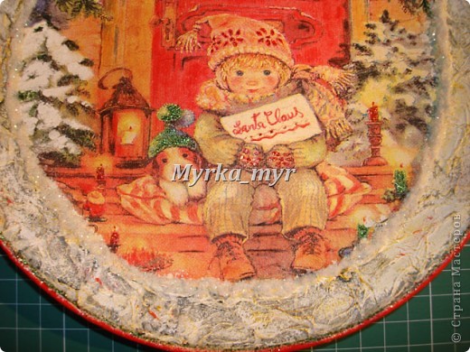 Мастер-класс, Поделка, изделие Декупаж: Новогодняя тарелка. Обещанный МК. Краска, Салфетки Новый год. Фото 27 Мастер-класс, Поделка, изделие Декупаж: Новогодняя тарелка. Обещанный МК. Краска, Салфетки Новый год. Фото 27