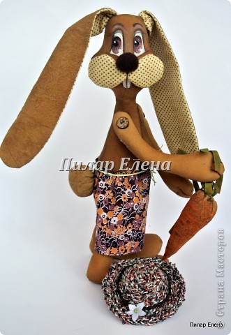  Куклы Шитьё: Кролик Фока Ткань. Фото 4