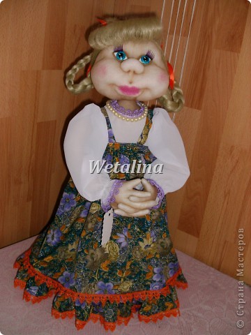  Куклы, Мастер-класс Шитьё: Грелка на чайник и МК каркаса нижней юбки Проволока, Ткань. Фото 28
