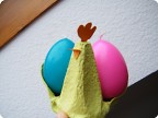 курочка из упаковки от яиц