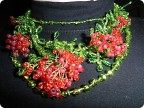 L_M CA. колье  "калина  " Бисероплетение.  Страна мастеров.  Автор.