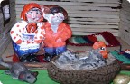 Объемная композиция к сказке «Курочка Ряба»