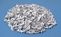 Снеговик модульное оригами