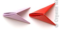 Треугольный модуль оригами и поделки с его помощью. PICT2260
