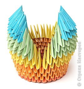 Треугольный модуль оригами и поделки с его помощью. PICT2264