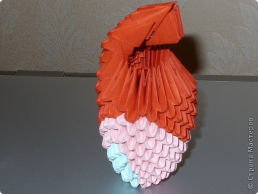 Мастер-класс Оригами китайское модульное МК на изготовление попугайчика Бумага фото 44