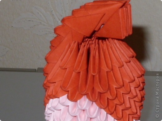 Мастер-класс Оригами китайское модульное МК на изготовление попугайчика Бумага фото 45