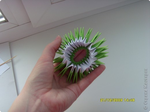 Мастер-класс Оригами китайское модульное Вот и мой цветочек МК Бумага фото 8