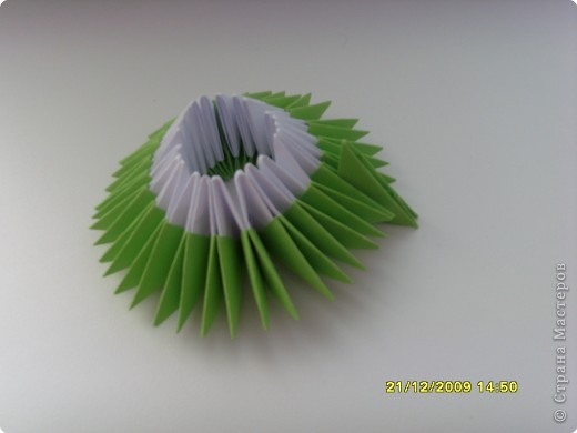 Мастер-класс Оригами китайское модульное Вот и мой цветочек МК Бумага фото 10