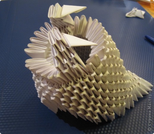 Мастер-класс Оригами китайское модульное Очень умная сова МК фото 11