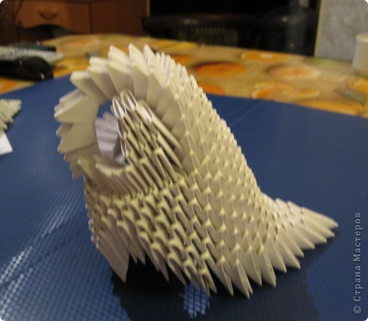 Мастер-класс Оригами китайское модульное Очень умная сова МК фото 14