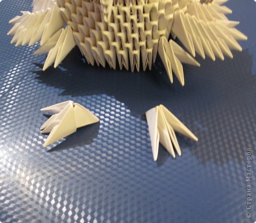 Мастер-класс Оригами китайское модульное Очень умная сова МК фото 18