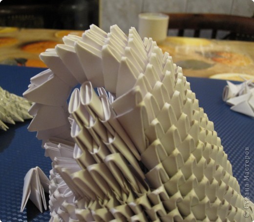 Мастер-класс Оригами китайское модульное Очень умная сова МК фото 19