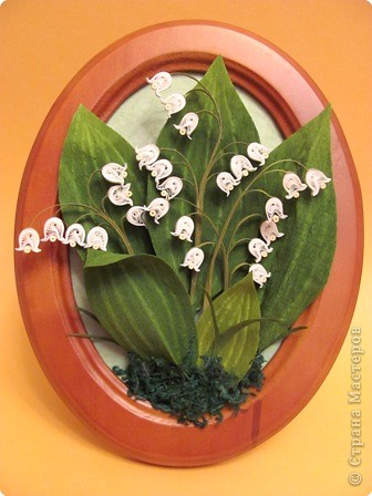 Мастер-класс Квиллинг Ландыш Бумажные полосы фото 1