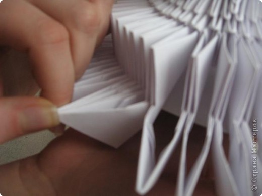 Мастер-класс Поделка изделие Масленица Оригами китайское модульное Золотой самоварМК Бумага фото 16
