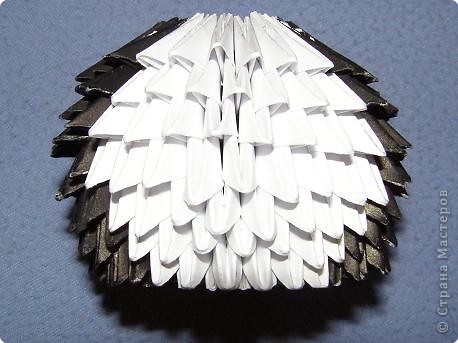 Мастер-класс Поделка изделие Оригами китайское модульное Мастер-класс Пингвин Бумага фото 6