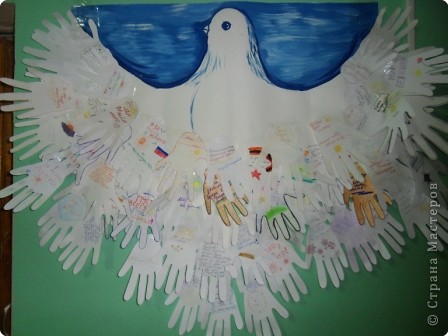 Поделки своими руками к 9 мая голубь мира