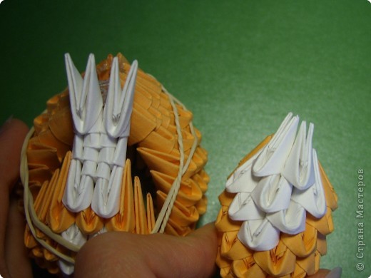 Мастер-класс Поделка изделие Оригами китайское модульное МК белочки Бумага фото 36