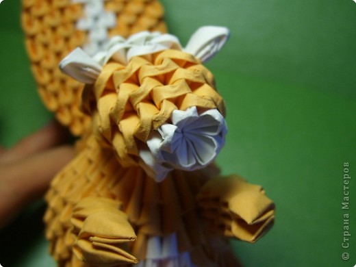 Мастер-класс Поделка изделие Оригами китайское модульное МК белочки Бумага фото 47