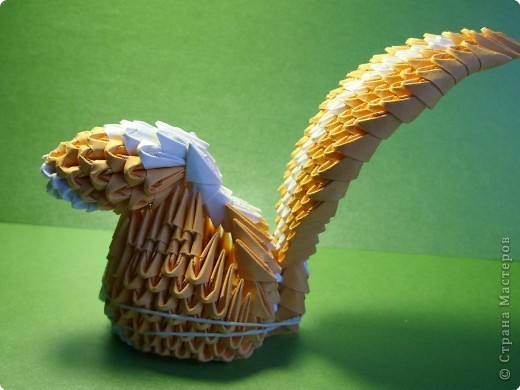 Мастер-класс Поделка изделие Оригами китайское модульное МК белочки Бумага фото 44