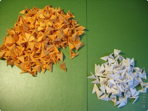 Мастер-класс Поделка изделие Оригами китайское модульное МК белочки Бумага фото 4