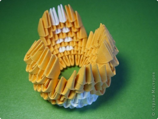 Мастер-класс Поделка изделие Оригами китайское модульное МК белочки Бумага фото 20