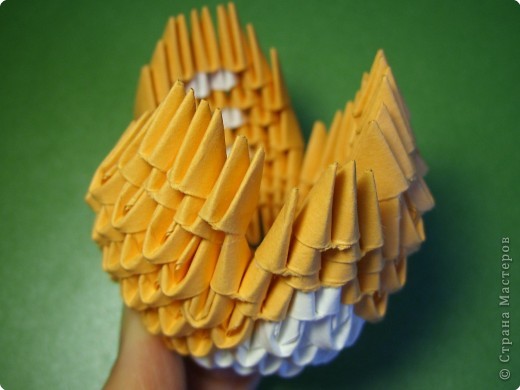Мастер-класс Поделка изделие Оригами китайское модульное МК белочки Бумага фото 21