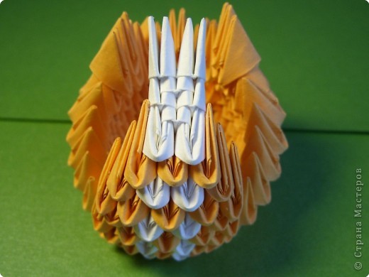 Мастер-класс Поделка изделие Оригами китайское модульное МК белочки Бумага фото 24