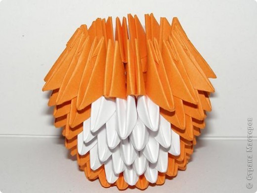Мастер-класс Поделка изделие Оригами китайское модульное Лисичка-сестричка МК Бумага фото 6