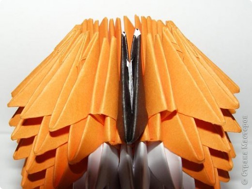 Мастер-класс Поделка изделие Оригами китайское модульное Лисичка-сестричка МК Бумага фото 7