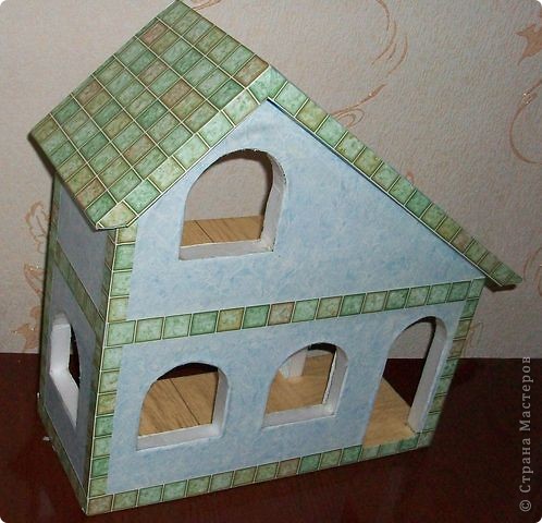 Мастер-класс Моделирование конструирование Маленький домик фото 25