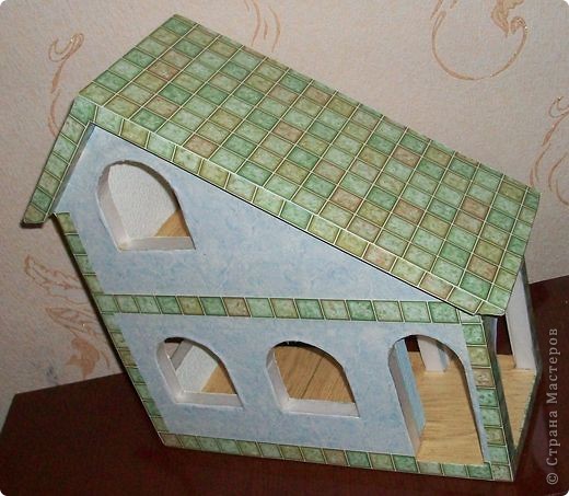 Мастер-класс Моделирование конструирование Маленький домик фото 26
