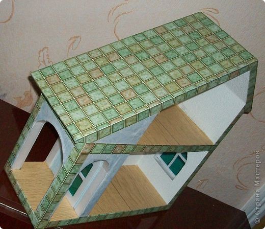 Мастер-класс Моделирование конструирование Маленький домик фото 37